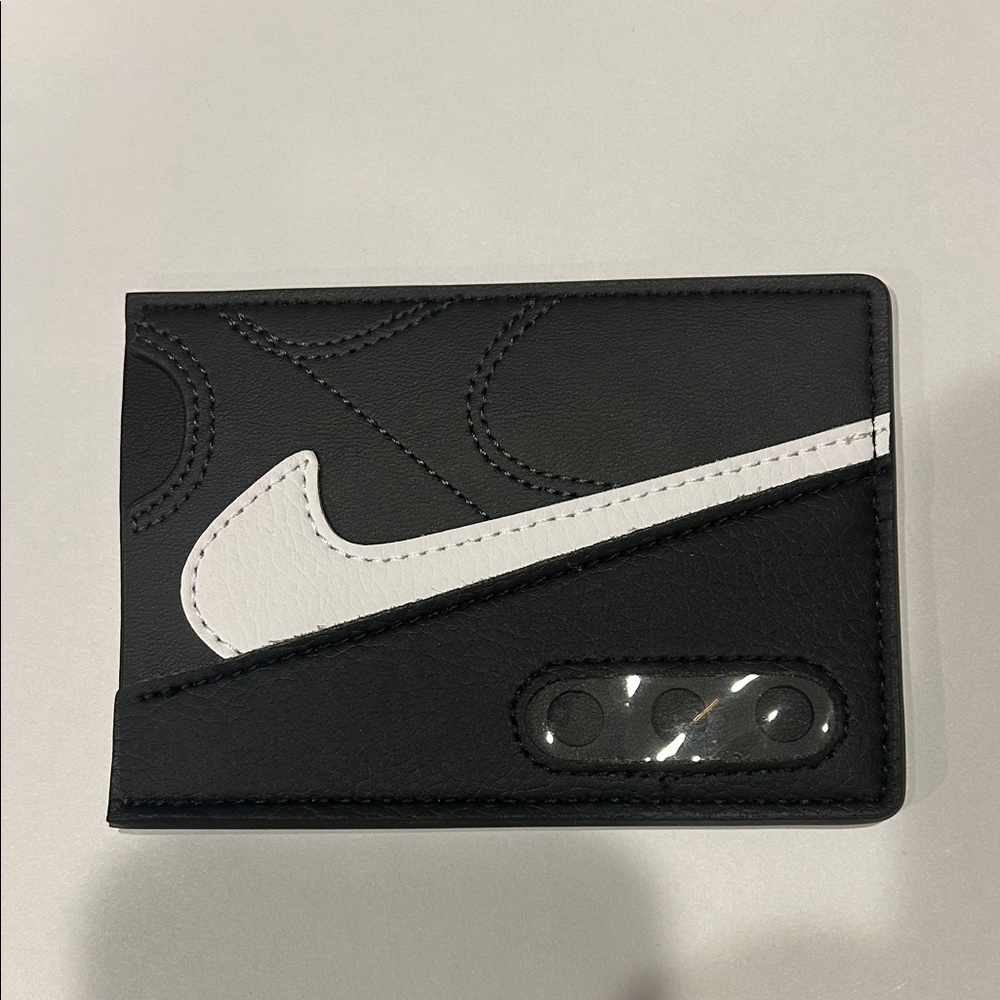 Nike Icon Air Max 90 Card Wallet Black and White  - NWOT